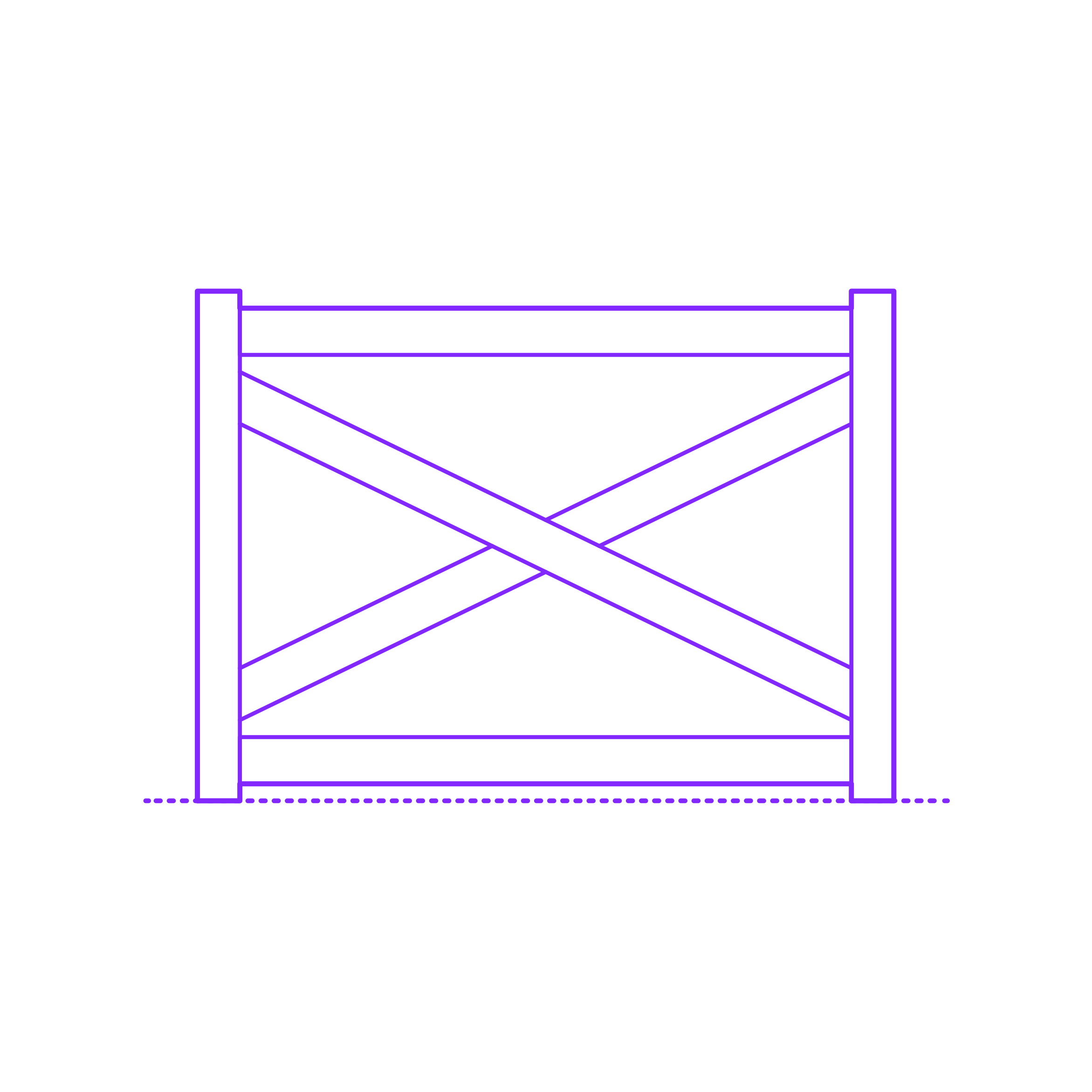 Buildings Fences Farm Fence 4 Rail Crossbuck Editable Svg Line Art Free Vectors